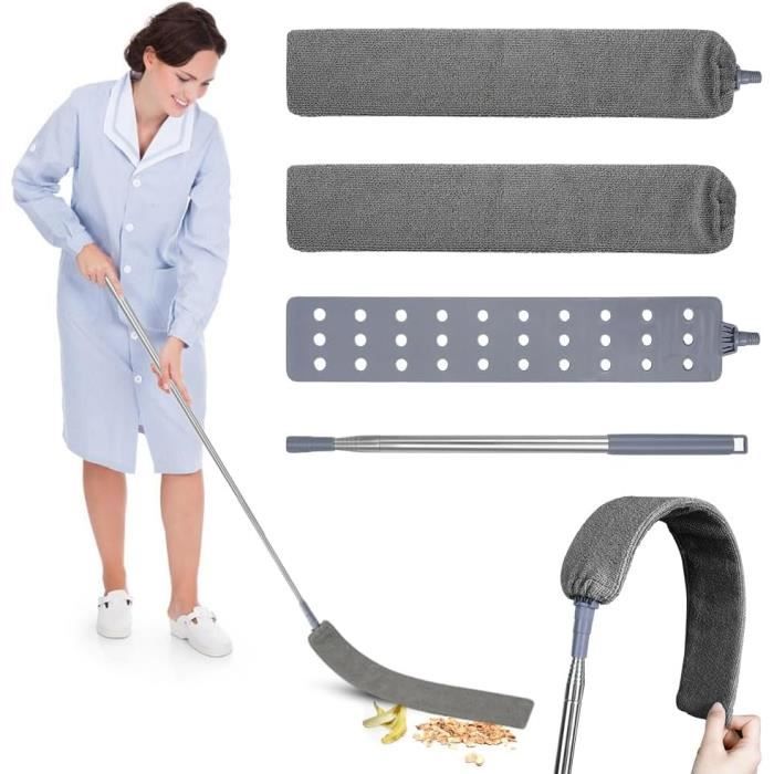 PLUMEAU,2pcs chenille--Nettoyeur de poussière extensible pour canapé