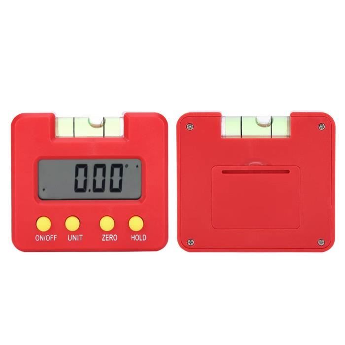 Inclinomètre Numérique Magnétique Yinuoday – Jauge D'Angle Précise Avec Écran LCD Rétroéclairé, Idéal Pour Bricolage Et Travaux