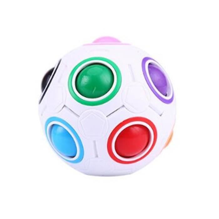 Cube magique sphérique, Puzzle boule arc en ciel, Jouet en plastique Cube magique sphérique, Puzzle boule arc en ciel, Jouet en plastique