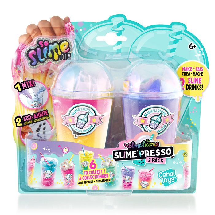 Slime Canal Toys SSC 253 – Pack de 2 Pots Slime'presso à Créer - vue 2