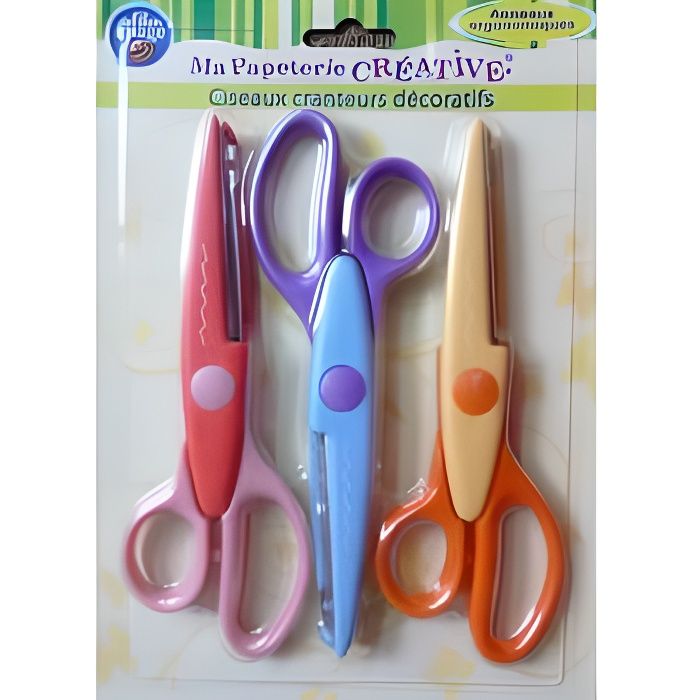Coffret Ciseaux Cranteurs Maped - 5 Lames Interchangeables - Découpe Créative Enfant - À Partir De 3 Ans
