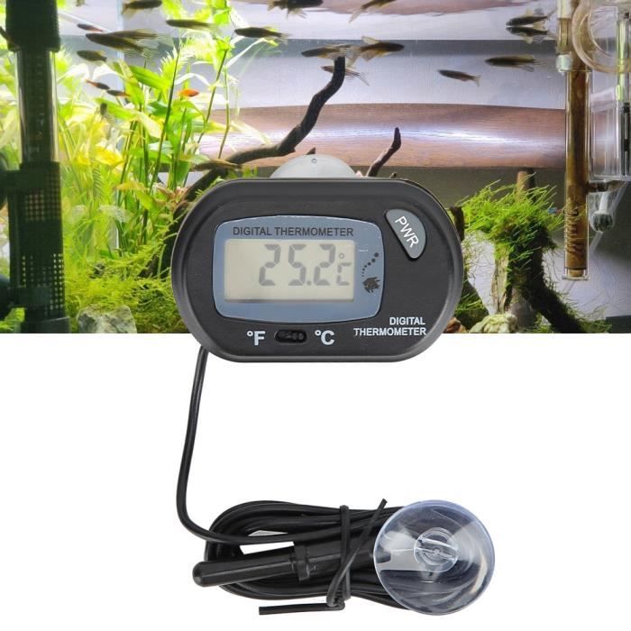 DC16 LCD Thermometre pour Aquarium Numérique Précis pour Aquarium Thermomètre de Température