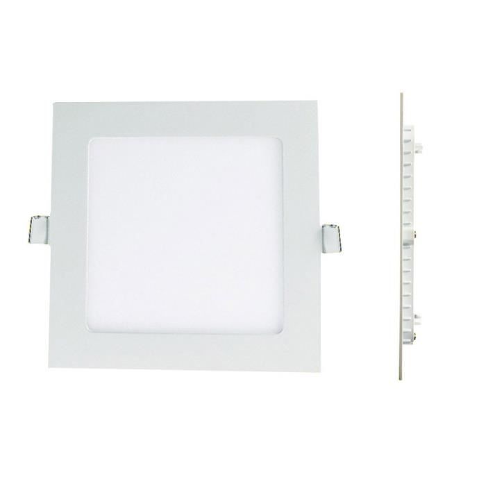 Lot de 5 Spots LED Encastrables Extra-Plats 15W - Blanc Froid 6000K