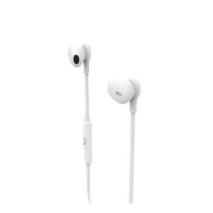 MUVIT M1C Kit Piéton Rubber Jack 3.5 mm - Blanc