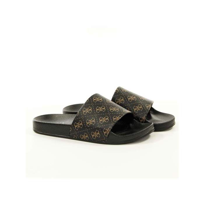 Claquettes Guess Colico - brown ocra - 43