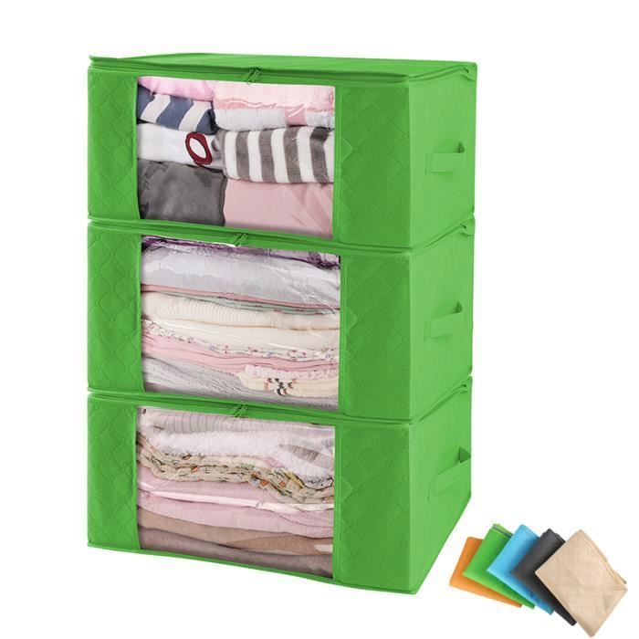 Boite Rangement Vetement LEOCLOTHO Sac de Rangement en Non