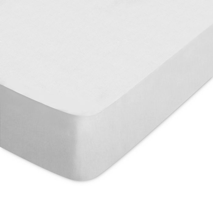 Drap housse uni 100x190 cm bonnet 40 cm coton ALTO gris calcium Drap housse uni 100x190 cm bonnet 40 cm coton ALTO gris calcium