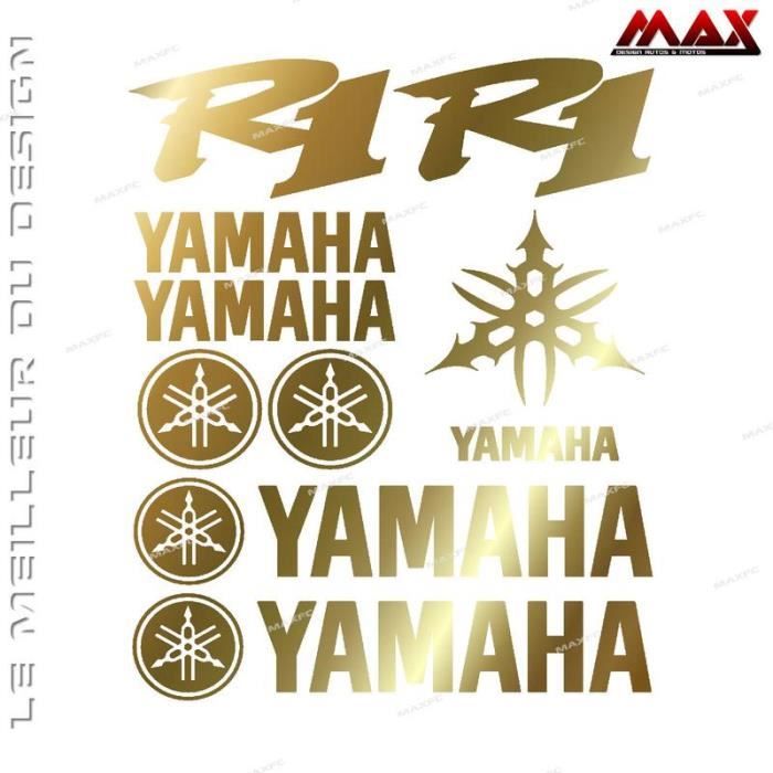 Couleur au choix 2 pièces Sticker Autocollant YAMAHA DIAPASON TRIBAL Couleur au choix 2 pièces Sticker Autocollant YAMAHA DIAPASON TRIBAL