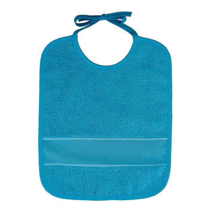 Bavoir A Broder Sans Poche Point De Croix Coloris Turquoise Taille 6 Mois 1 An Cdiscount Beaux Arts Et Loisirs Creatifs
