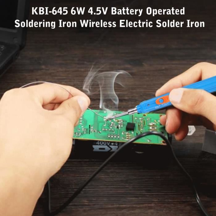 Fer à Souder à Piles 4,5V - Portable, Chauffe En 15 Secondes, Idéal Pour Petits Travaux - 2
