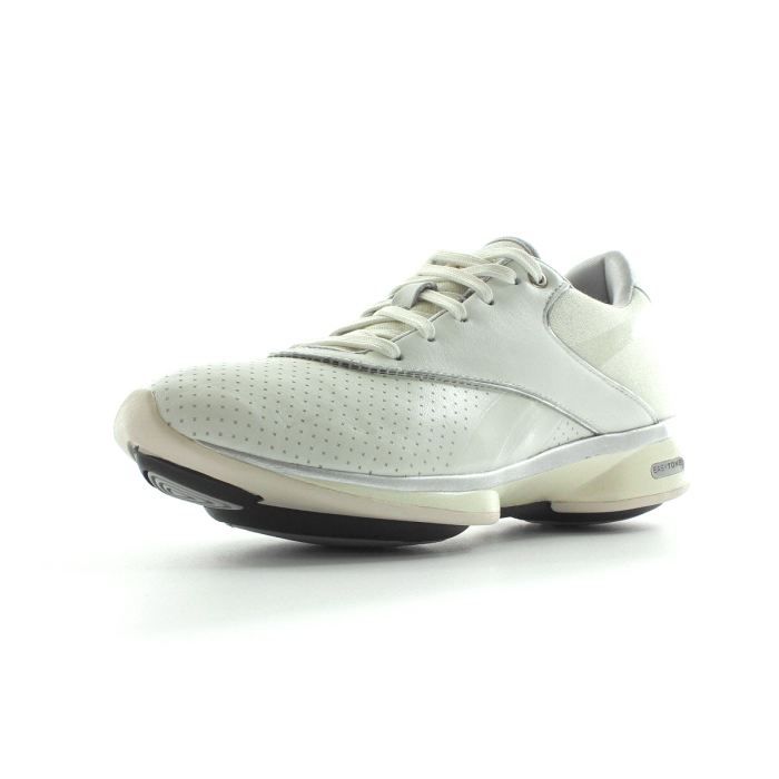 Reebok - Easytone Go outside 2 Blanc et argent - Cdiscount Chaussures