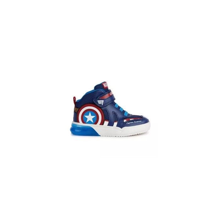 1655 Baskets Geox Baskets Geox J GRAYJAY BOY Bleu