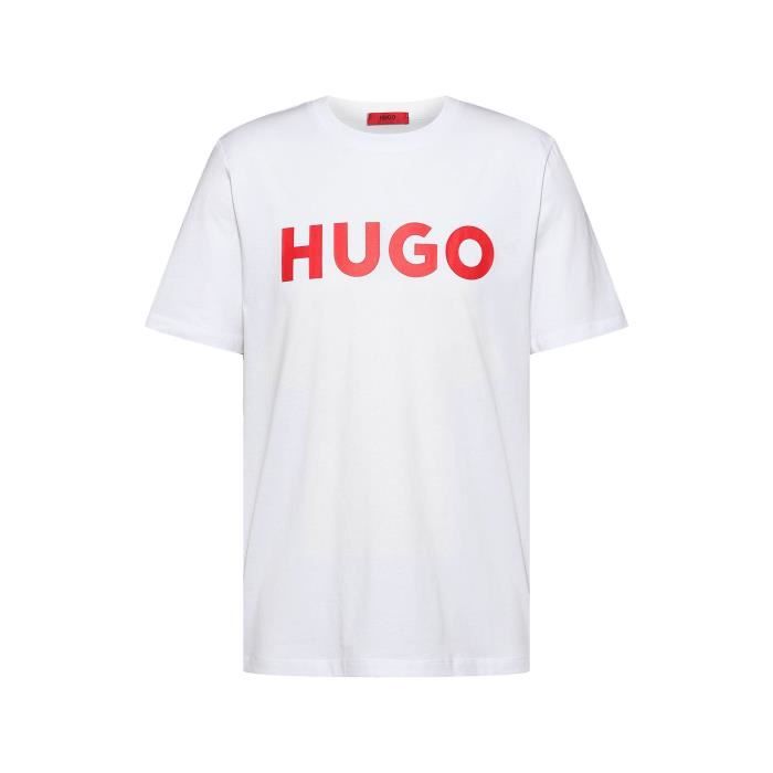T-Shirt Homme - HUGO by HUGO BOSS - uni - Blanc