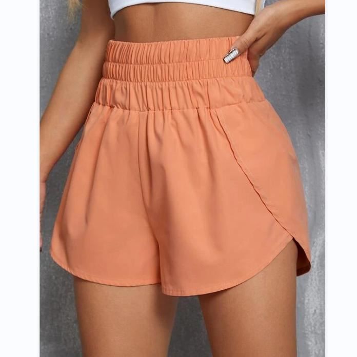 Short Orange Fluo Femme Taille 12 - Marque Exhibit, Occasion Très Bon état