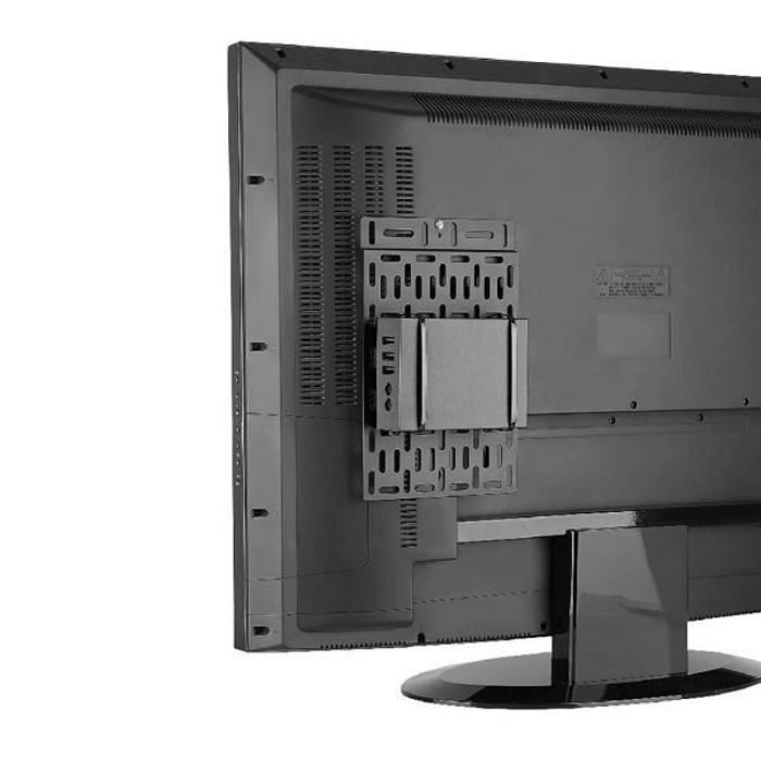 NEWSTAR Support CPU NS-MPM100 pour Mini PC, Media Player, Client Léger, Modem, Routeur, Console de jeu - Noir - 5 kg Max