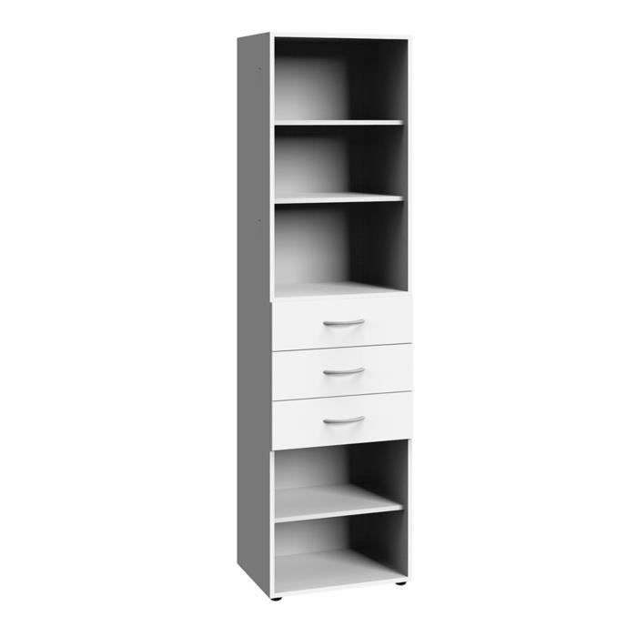 Mangata - Lot De 3 Boîtes De Rangement En Tissu Rose Et Blanc - Multi-tailles (XXL 50x40x30 Cm) - Pour Armoire, Jouets Ou Déco