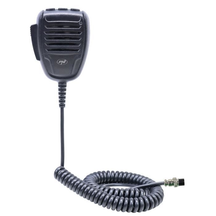 Microphone PNI CDS06 Type à condensateur 6 Broches pour Radio CB, Compatible avec Radio CB