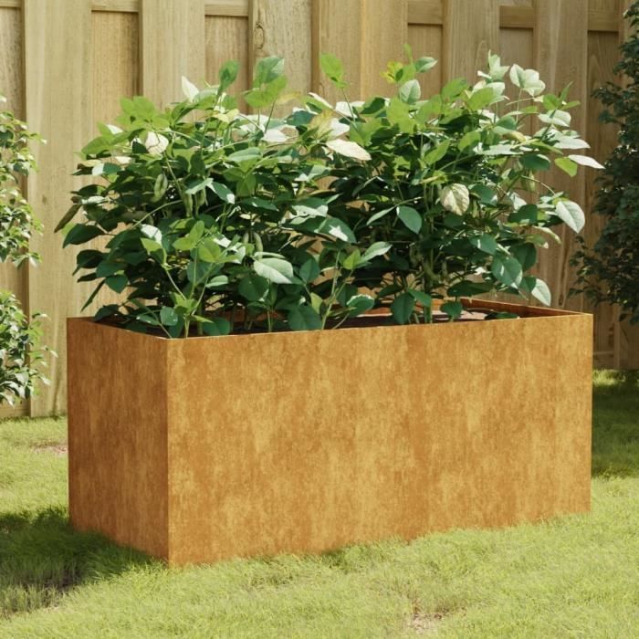VidaXL - Corten - Acier - Jardinière - Corten - Acier - Corten - Acier - Moyen