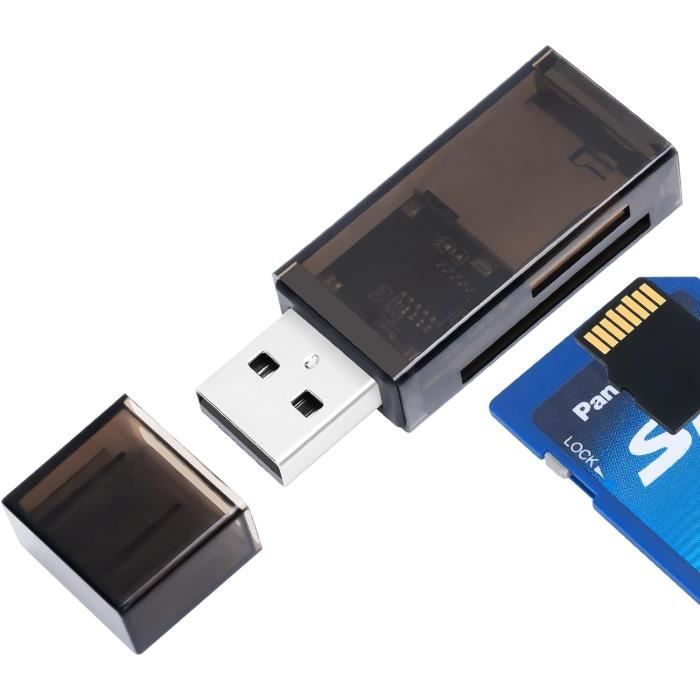 CABLING® Mini Lecteur de Carte mémoire Micro SD clé USB