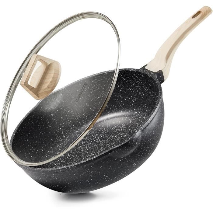 Tefal Easy Cook & Clean Sauteuse 24 Cm Con Coperchio - Antiaderente Titanio - Prodotta In Francia (Adatto A Gas, Elettrico, Ceramica)