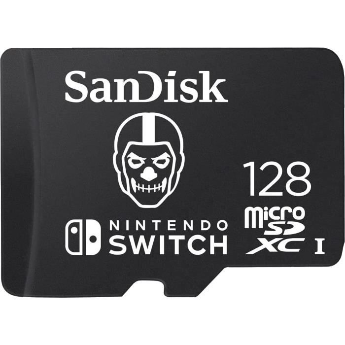 Lot de 2 SanDisk Fortnite microSDXC Carte pour Nintendo Switch Carte mémoire sous licence Nintendo
