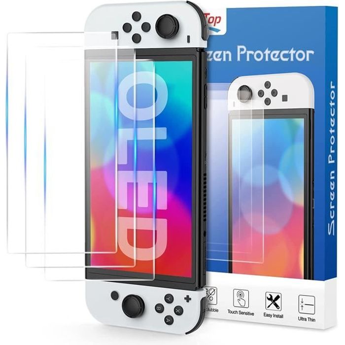 Nintendo Pochette de transport et protection d'écran Switch OLED