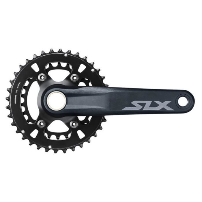 Pédalier VTT Shimano SLX FC-M7120-B2 2x12S 36/26T 175mm en aluminium