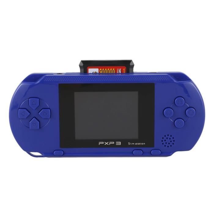 Console De Jeu Video Retro Pour Joueur De Jeu 3x16 Bits 16 Bits Pxp3 Console De Jeux Pour Enfants Jeux Classiques Bleu Cdiscount Jeux Video