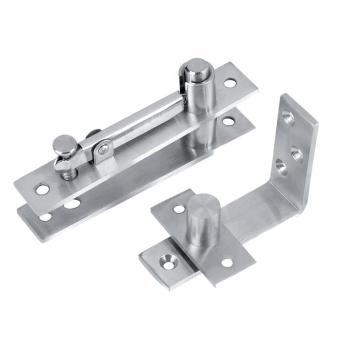 Acier Inoxydable 360 Degrés de Rotation Porte Pivot Charnière meuble quincaillerie pour porte Acier Inoxydable 360 Degrés de Rotation Porte Pivot Charnière meuble quincaillerie pour porte