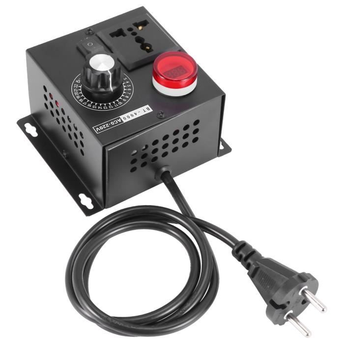 220V SCR Spanningsregelaar, SCR Spanningsregelaar Dimmer, AC 220V 4000W SCR Spanningsregelaar Motor Ventilator Snelheidsregelaar Dimmer