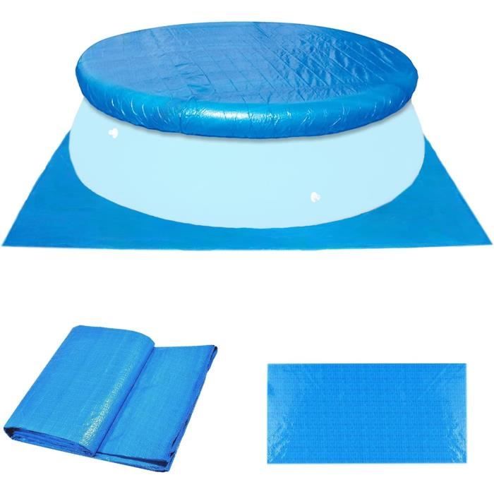 Bâche Pour Piscine - VGEBY - 3*3m - Imperméable - Résistante - Bleu