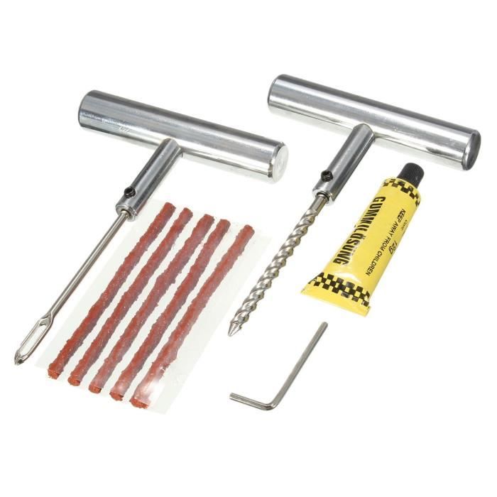 Kit de Réparation Crevaison Pneu Tubeless Valve Vacuum Mèche Outil Voiture Moto Cdiscount Auto Kit de Réparation Crevaison Pneu Tubeless Valve Vacuum Mèche Outil Voiture Moto Cdiscount Auto