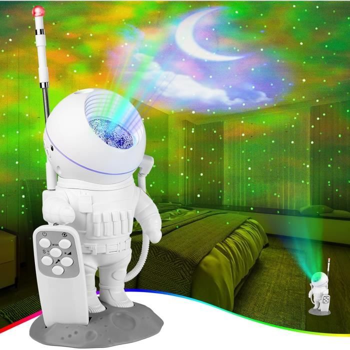 Projecteur Étoiles Astronaute LED - Lampe Plafond Galaxie Nébuleuse - Télécommande