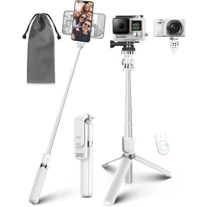Suport Pentru Telefon Reglabil / Selfie Stick / Trepied Telescopic 3 In - Foto 7