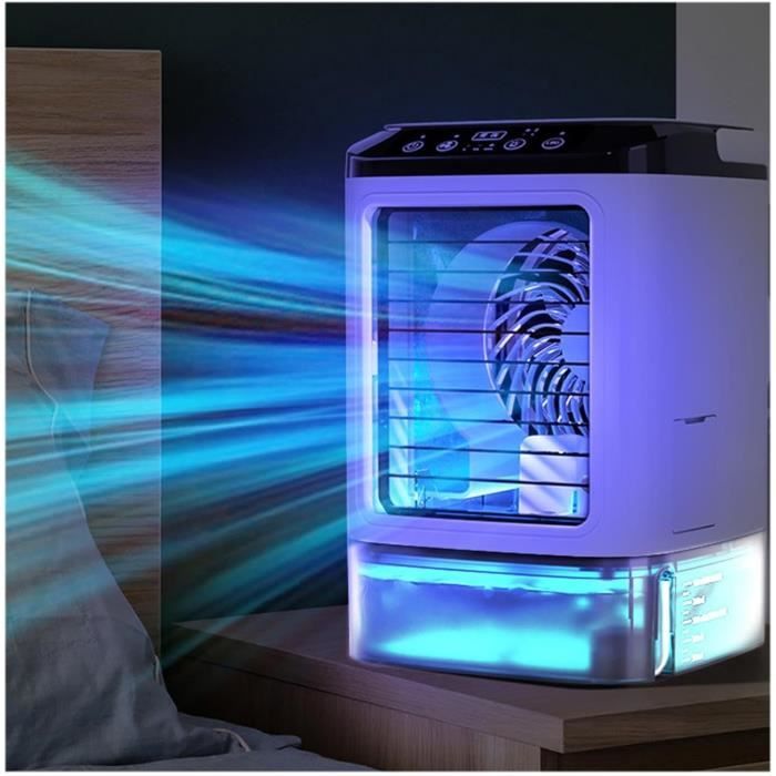 Climatiseur Mobile Silencieux 3 En 1 Aigostar 3,5L - Refroidisseur D'Air 3 Vitesses Avec Télécommande
