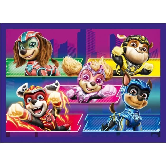 Trefl - Paw Patrol: The Mighty Movie, Scopri i Mighty Pups - Puzzle 100 Tessere - Puzzle Colorati con Gli Eroi delle Fiabe, Intrattenimento Creativo, Divertimento per Bambini dai 5 Anni