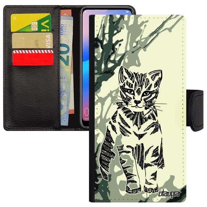 Coque Samsung S9 Plus Chat Petit Chaton Tatouage Gris Noir Et Blanc Flip Case Dessin Mignon Animaux Felin Arbre Galaxy Achat Coque Bumper Pas Cher Avis Et Meilleur Prix Cdiscount