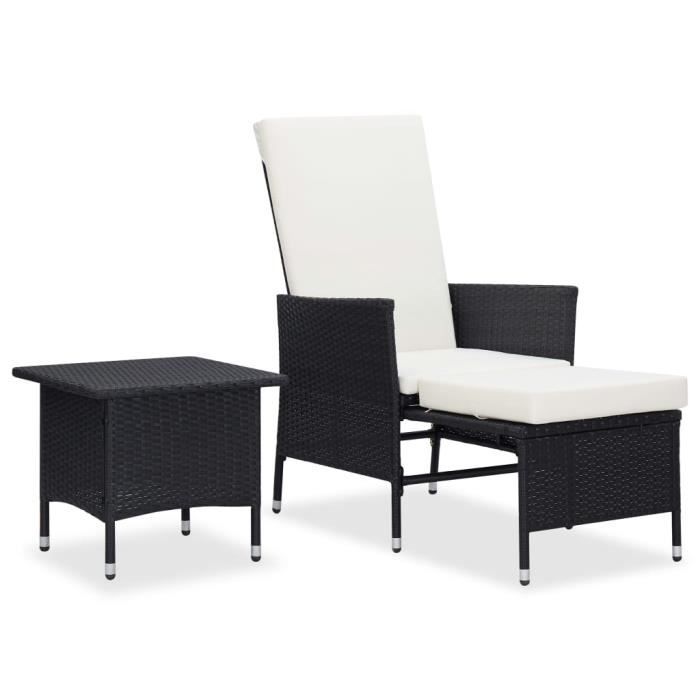 vidaXL Salon de jardin 2 pcs Résine tressée - vue 5