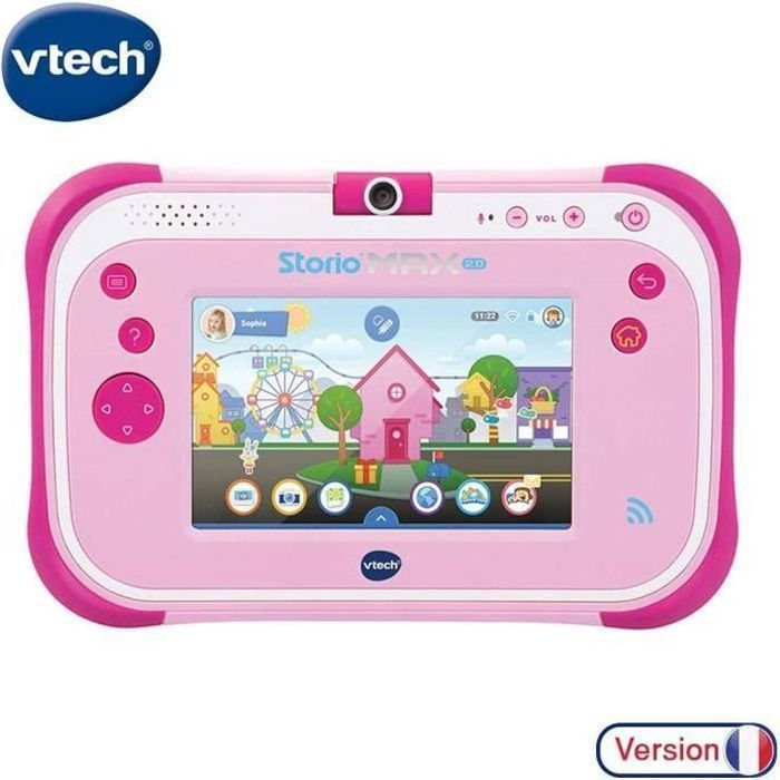 tablette tactile de 5 pouces pour Enfant de 3 ans à 11 ans rose