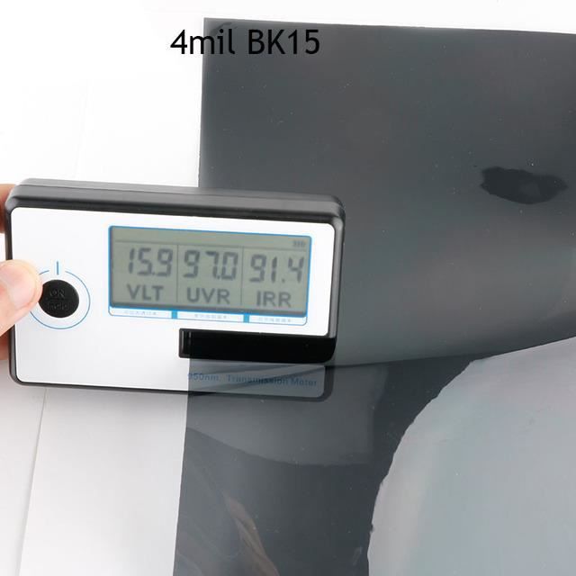 Film Occultant Pour Vitres De Voiture 300 X 50 Cm - Kit De Montage Inclus