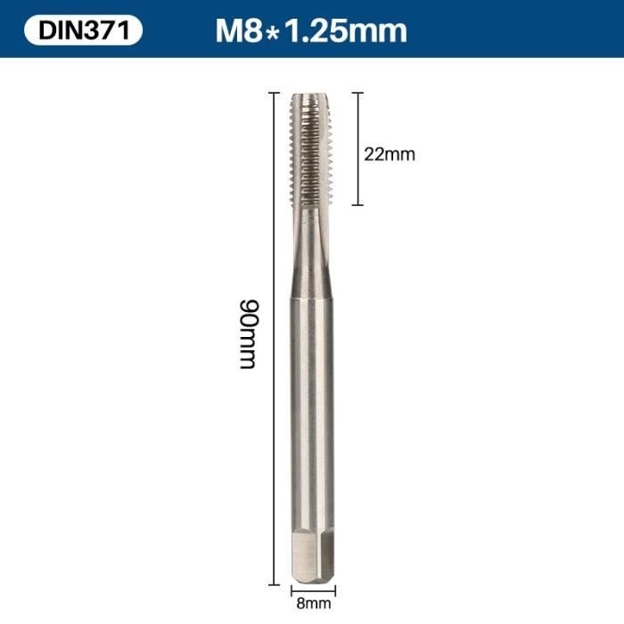 Outil Taraudage Métal Plastique M9 X 0,5 Filière Filetage Rond Et Porte-filière 25mm (pour M7-M9 Outil Filetage Acier Aluminium