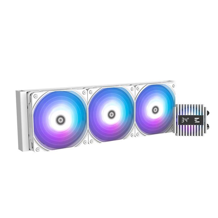 Kit Watercooling AIO – Zalman – Alpha2 RGB – 360mm – Blanc – Performance et esthétique