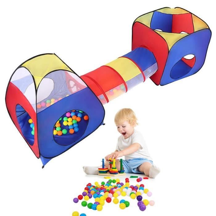 Tente Enfant Bebe Tunnel De Jeu Tente A Balles Tunnel 0 Balles Xy Fr Cdiscount Jeux Jouets