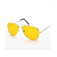 Night Vision Aviator Lunettes de soleil pour homme et femme UV400 lunettes pour les conducteurs Or_550-1