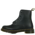 Boots Dr Martens 1460 Pascal Front ZIP - Femme - Noir - Cuir - Fermeture éclair - Compensé-1