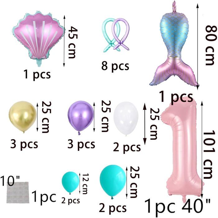 Lot de 2 Sirènes Plongée Coquillage Rose Jouets Baignoire Piscine Enfants VITDIPY - Puériculture & Eveil bébé