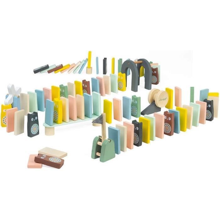 Boppi Set Domino Gioco Con Immagini Per Bambini Piccoli - Domino Montessori/ STEM Colorato A Tema Alimentare Per Bambini - Giochi Per Bambini Dai 3 Anni In Su