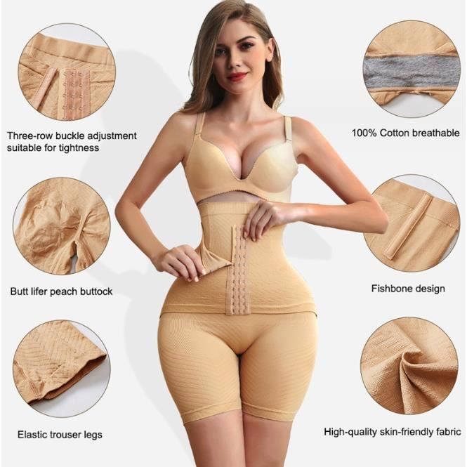 CULOTTE SLIP Body Gainant Sculptant Femme Ventre Plat Gaine Amincissante Post Noir Cdiscount Pret a Porter