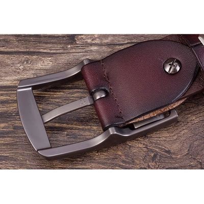 Ceinture Extensible Sans Boucle Pour Femmes Et Hommes - Stripe - Rouge