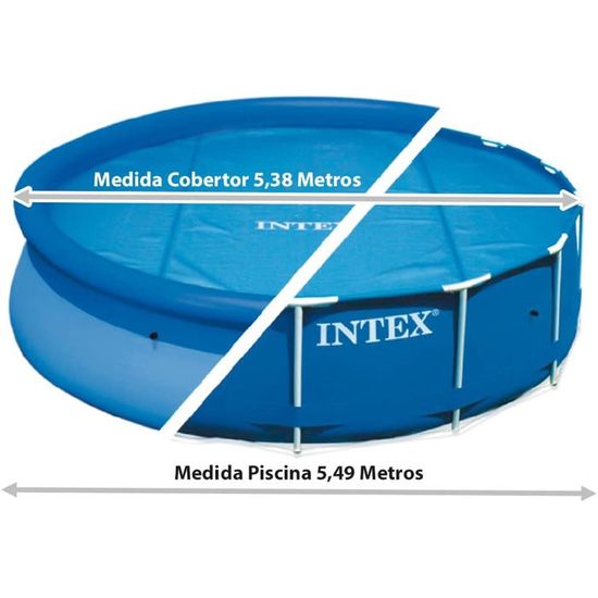 Intex Bache A Bulles Pour Piscine Ronde O 5 49 M Achat Vente Bache Couverture Intex Bache A Bulles Pour Piscine Ronde O 5 49 M Cdiscount